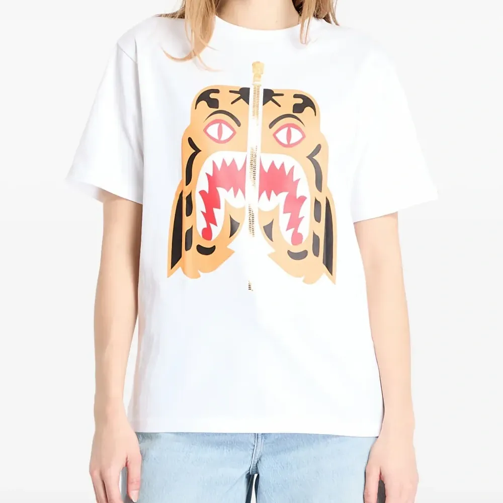 Хлопковая футболка с тигром