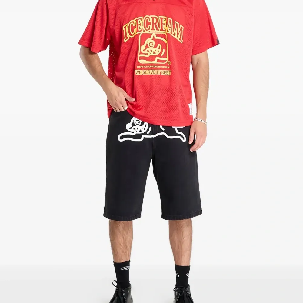 Футболка с принтом-логотипом