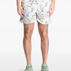 Плавки-шорты с принтом