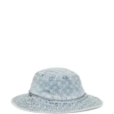 Хлопковая шляпа с принтом по всей поверхности