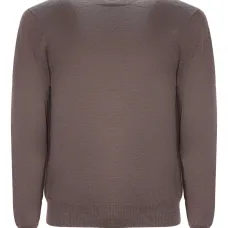 Шерстяной свитер с круглым вырезом