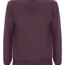 Шерстяной свитер с круглым вырезом