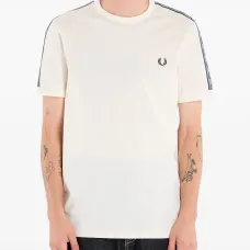 Футболка в стиле рингер с контрастной лентой