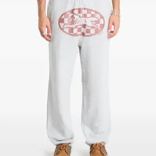 Спортивные брюки из хлопка с логотипом Спортивные брюки из хлопка с логотипом