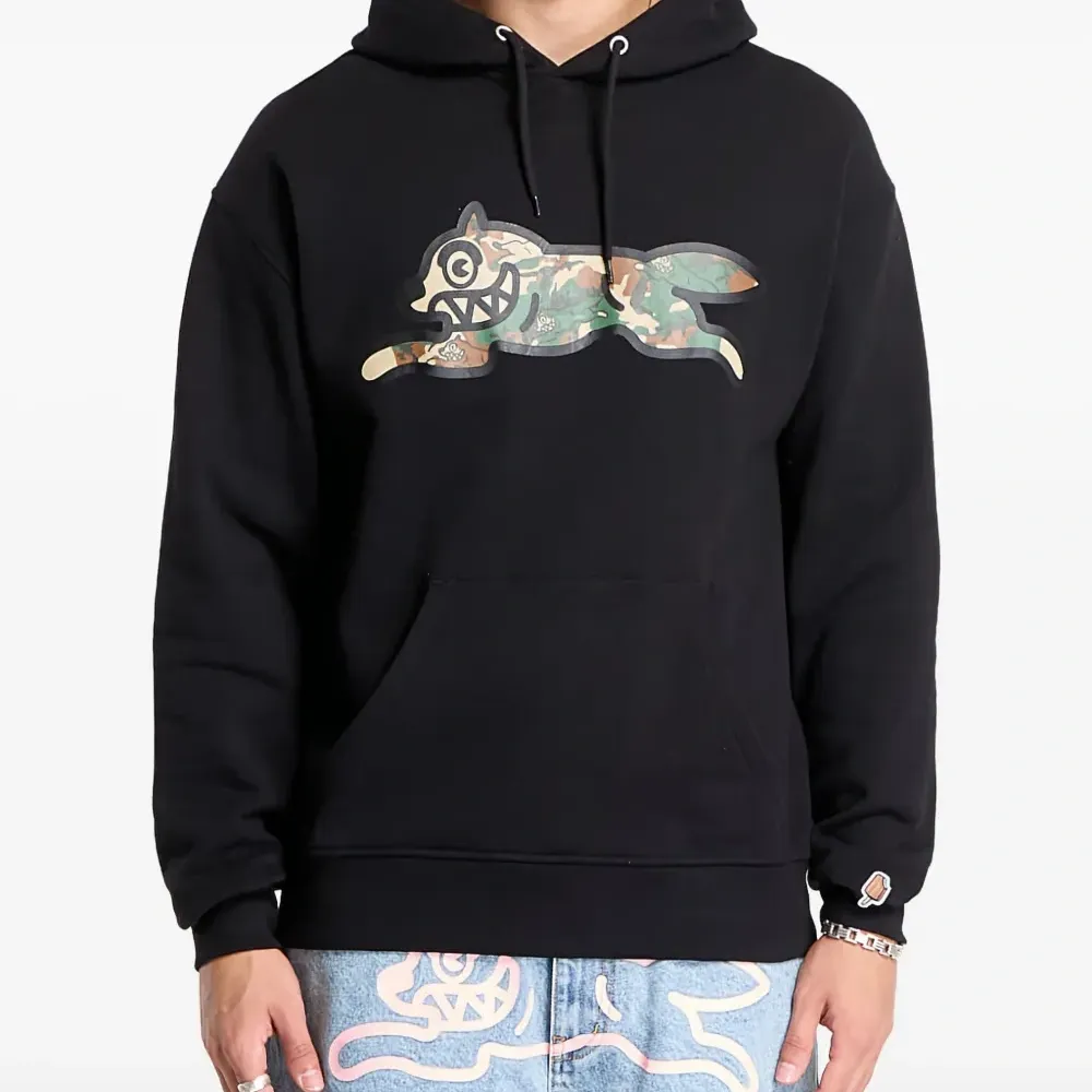 Худи с изображением бегущей собаки