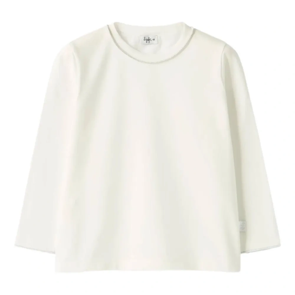 Лонгслив с отделкой