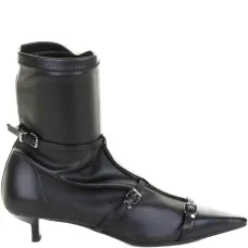 Ботильоны на каблуке 30 мм с пряжкой Ботильоны на каблуке 30 мм с пряжкой