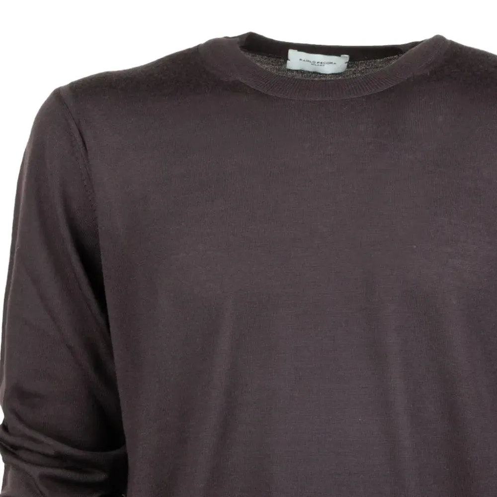 Футболка с длинными рукавами и круглым вырезом