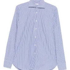 Полосатая рубашка на пуговицах Полосатая рубашка на пуговицах