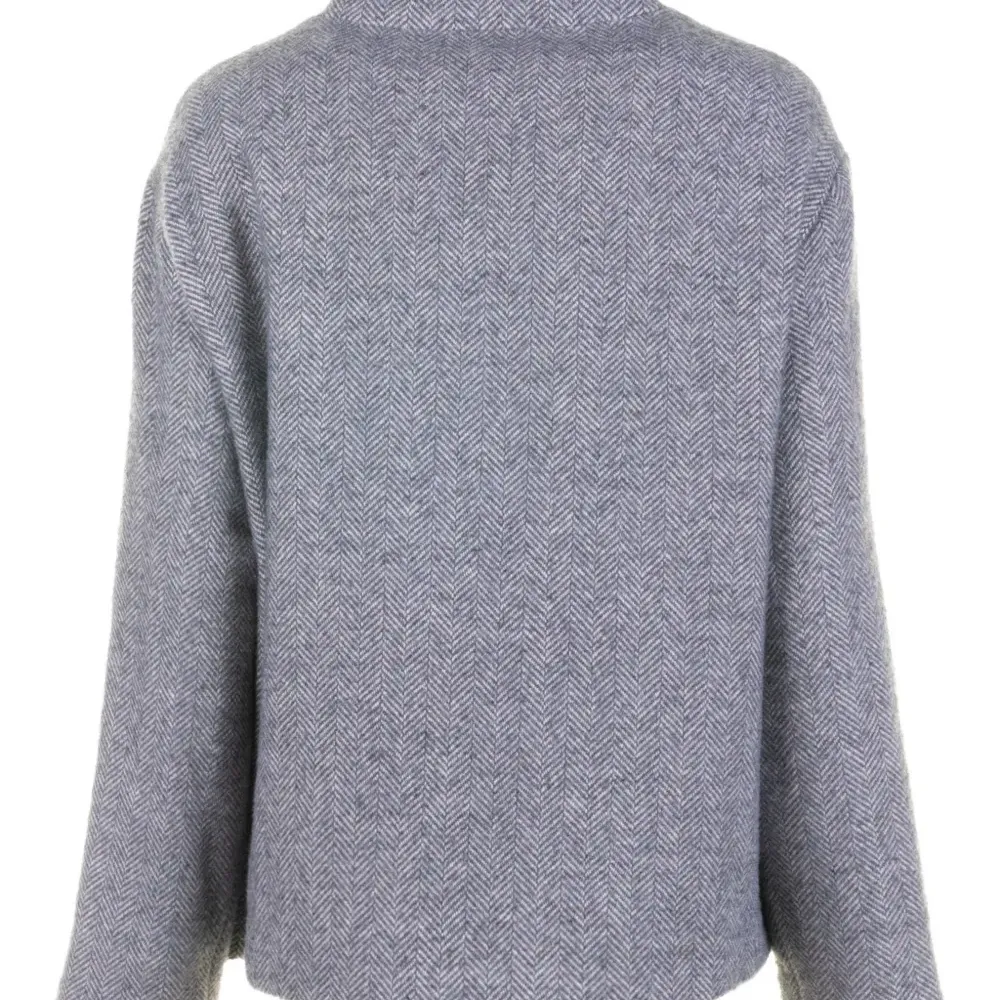 Пиджак с узором "елочка"