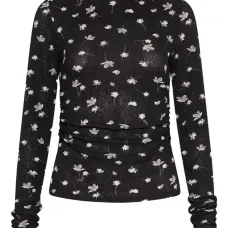 Джемпер с цветочным принтом и сборками Джемпер с цветочным принтом и сборками