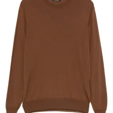 Свитер с круглым вырезом