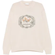 Свитер с графичным принтом