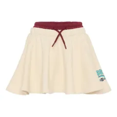Юбка с логотипом и кулиской