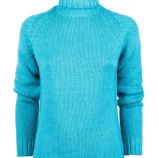 Свитер с воротником-стойкой