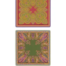 Набор из двух подставок с принтом