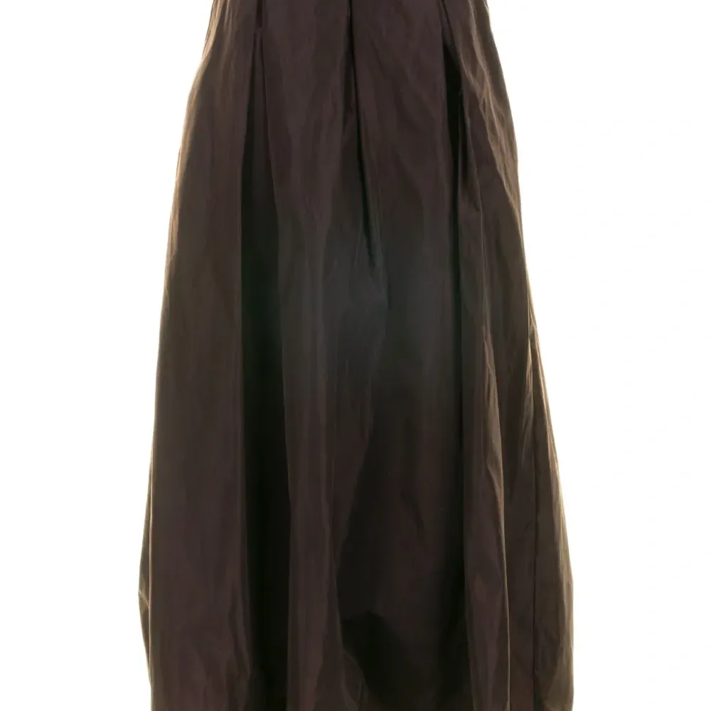 Плиссированная миди-юбка