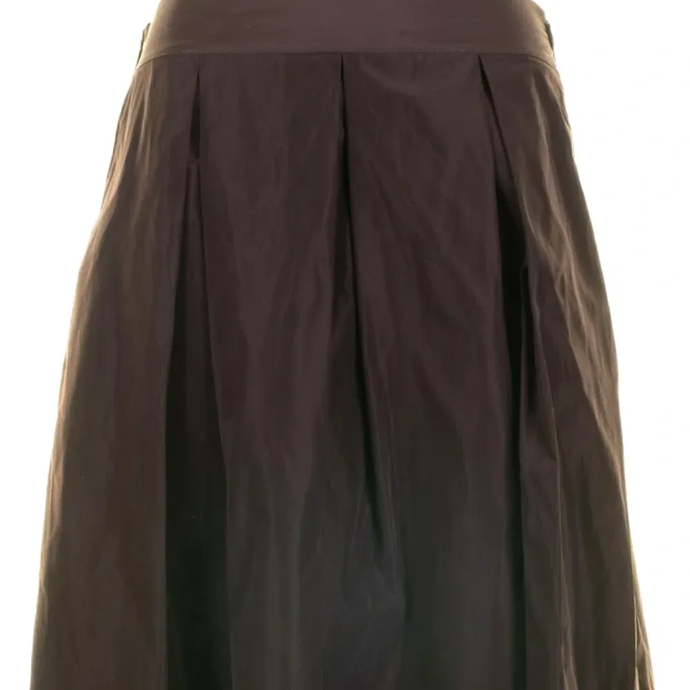 Плиссированная миди-юбка