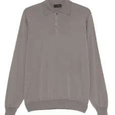 Рубашка поло с воротником на молнии