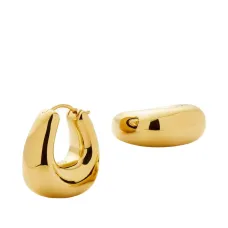 Скульптурные серьги-кольца