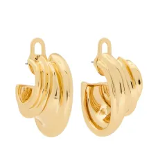 Серьги-кольца Leona