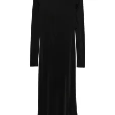 Платье миди с U-образным вырезом на спине