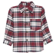 Клетчатая рубашка с нагрудным карманом