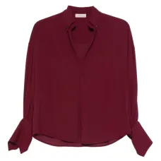 Топ с манжетами на пуговицах