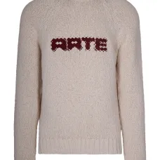 Свитер с круглым вырезом