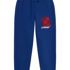 Спортивные штаны с лого-стрелой в стиле спрея