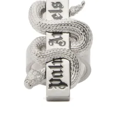 Кольцо с логотипом в виде змеи