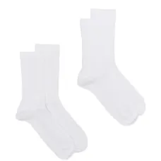 Рифленые носки с круглым краем (набор из двух пар) Рифленые носки с круглым краем (набор из двух пар)