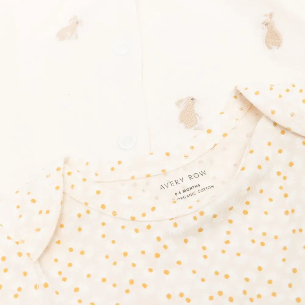 Комплект для новорожденного с узором