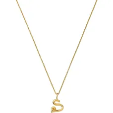 Кулон-инициал на цепочке