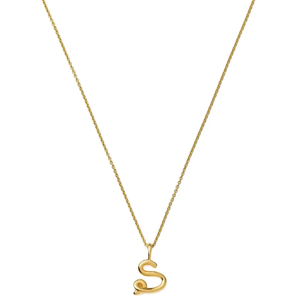 Кулон-инициал на цепочке