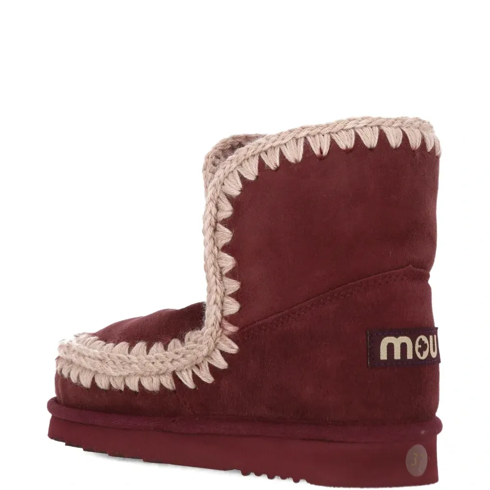 Ботинки с прострочкой и двусторонней отделкой