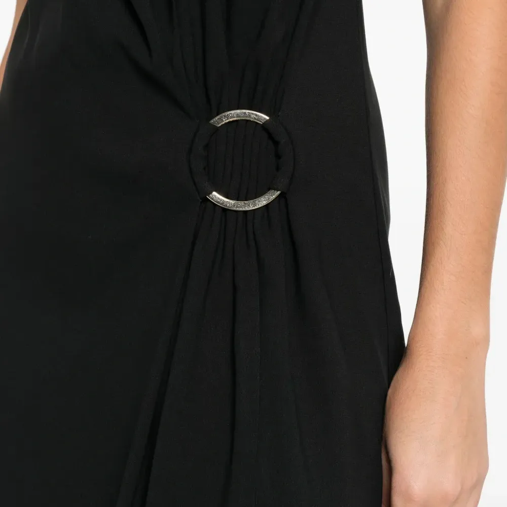 Платье с металлическим декором Платье с металлическим декором