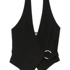 Жилет с вырезом халтер