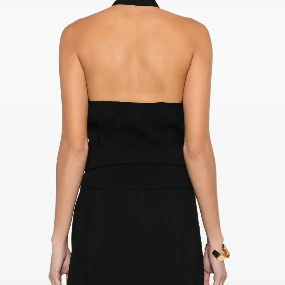 Жилет с вырезом халтер Жилет с вырезом халтер