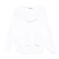 Блузка с высоким воротником