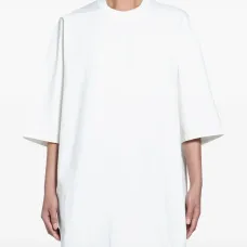 Хлопковая футболка оверсайз