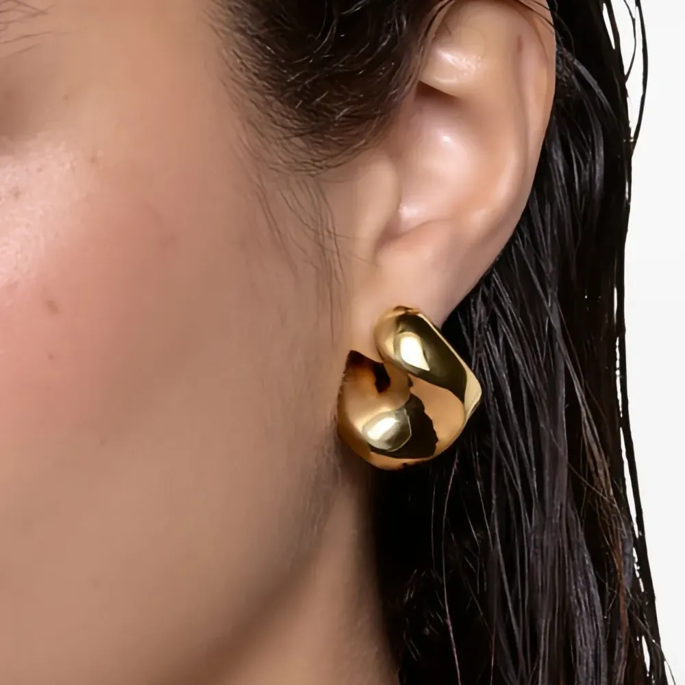 Серьга Saddle среднего размера