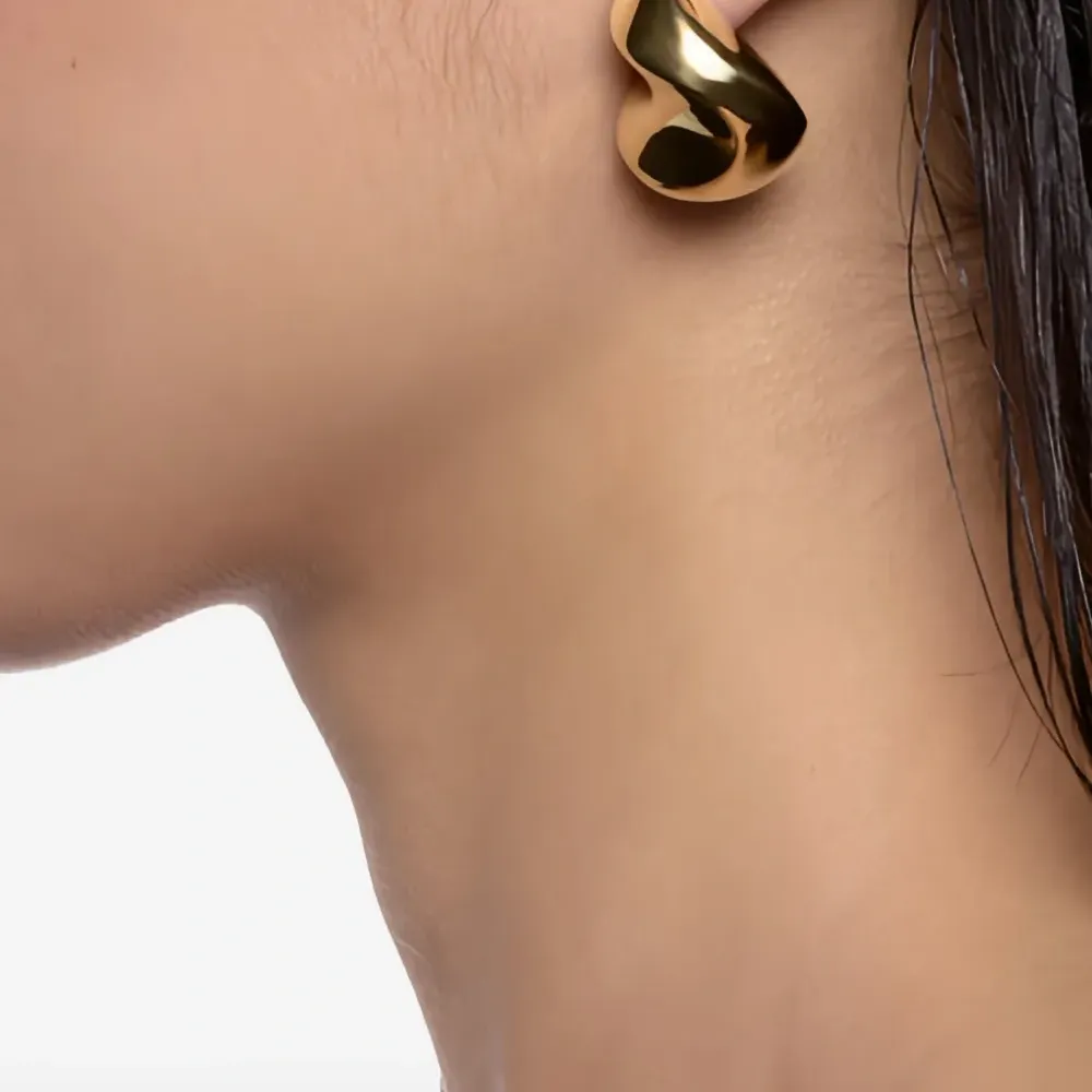 Серьга Saddle среднего размера