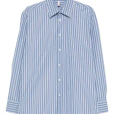 Полосатая рубашка на пуговицах