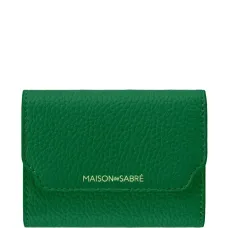 Бумажник из зернистой кожи