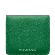 Кожаное зеркало с магнитом