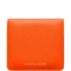 Кожаное зеркало с магнитом