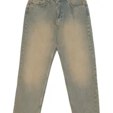 Джинсы с эффектом потертости