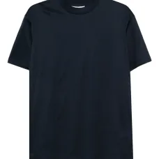 Футболка с круглым вырезом и короткими рукавами