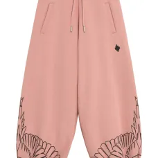 Брюки с графичным принтом